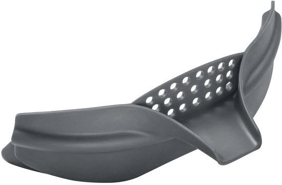 Zeef siliconizzato per contenitori e pentole, fissaggio, colore grigio