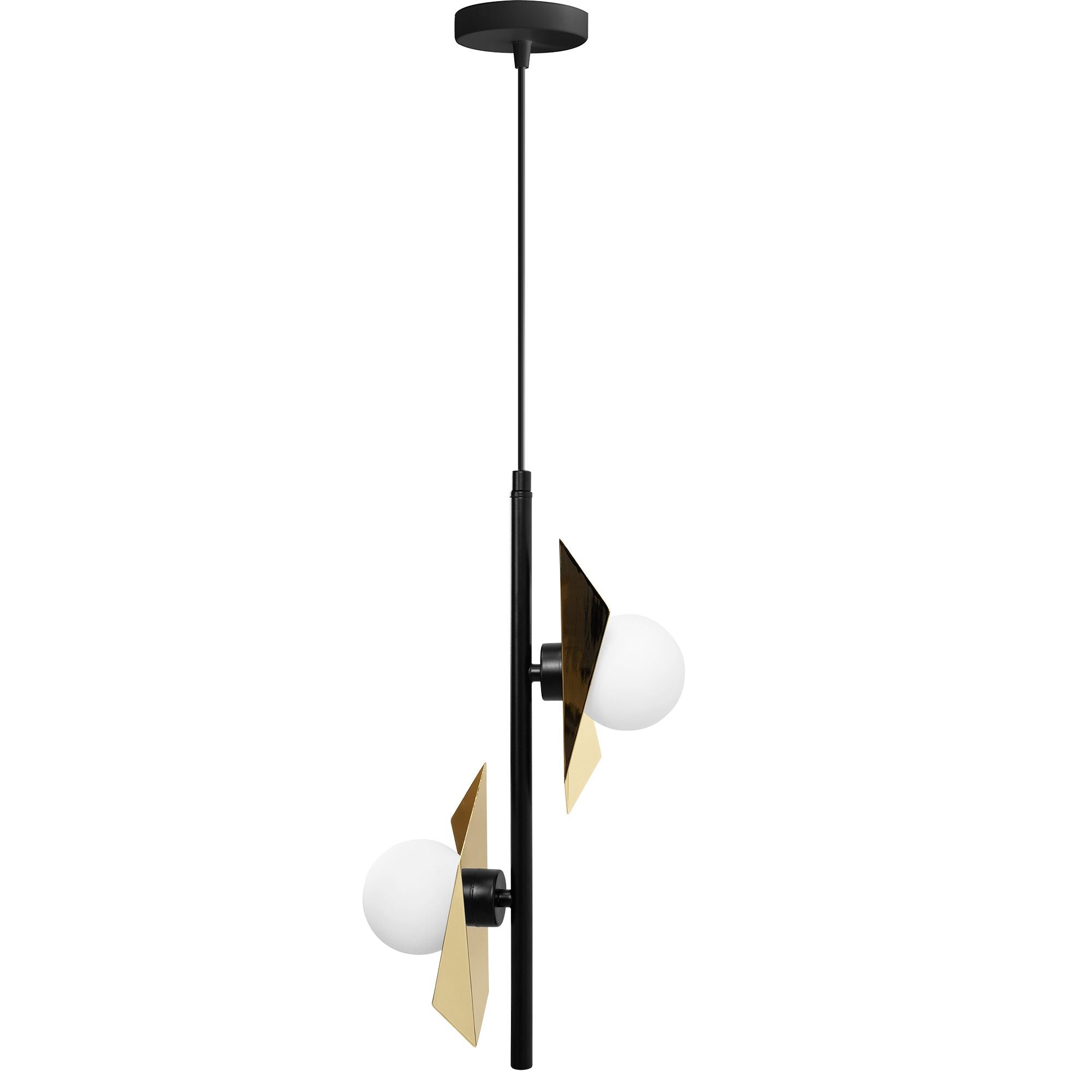 Lampada Da Soffitto App1410-cp Black Gold