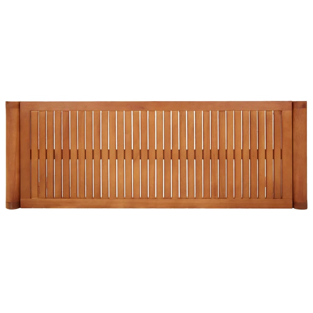 Panchina da giardino arredo esterno per patio terrazzo 2 posti 120 cm legno massello di eucalipto 02_0011280