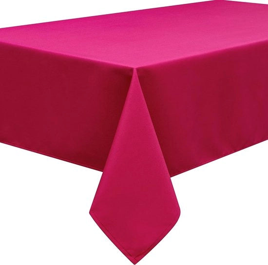 Tavolo da cucina in tessuto quadrato 150 x 300 cm, fucsia rosa