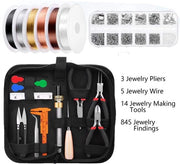 Set di attrezzi per creare gioielli - Adatto per bracciali e orecchini - Incluso filo di rame - Creazione di gioielli creativa...
