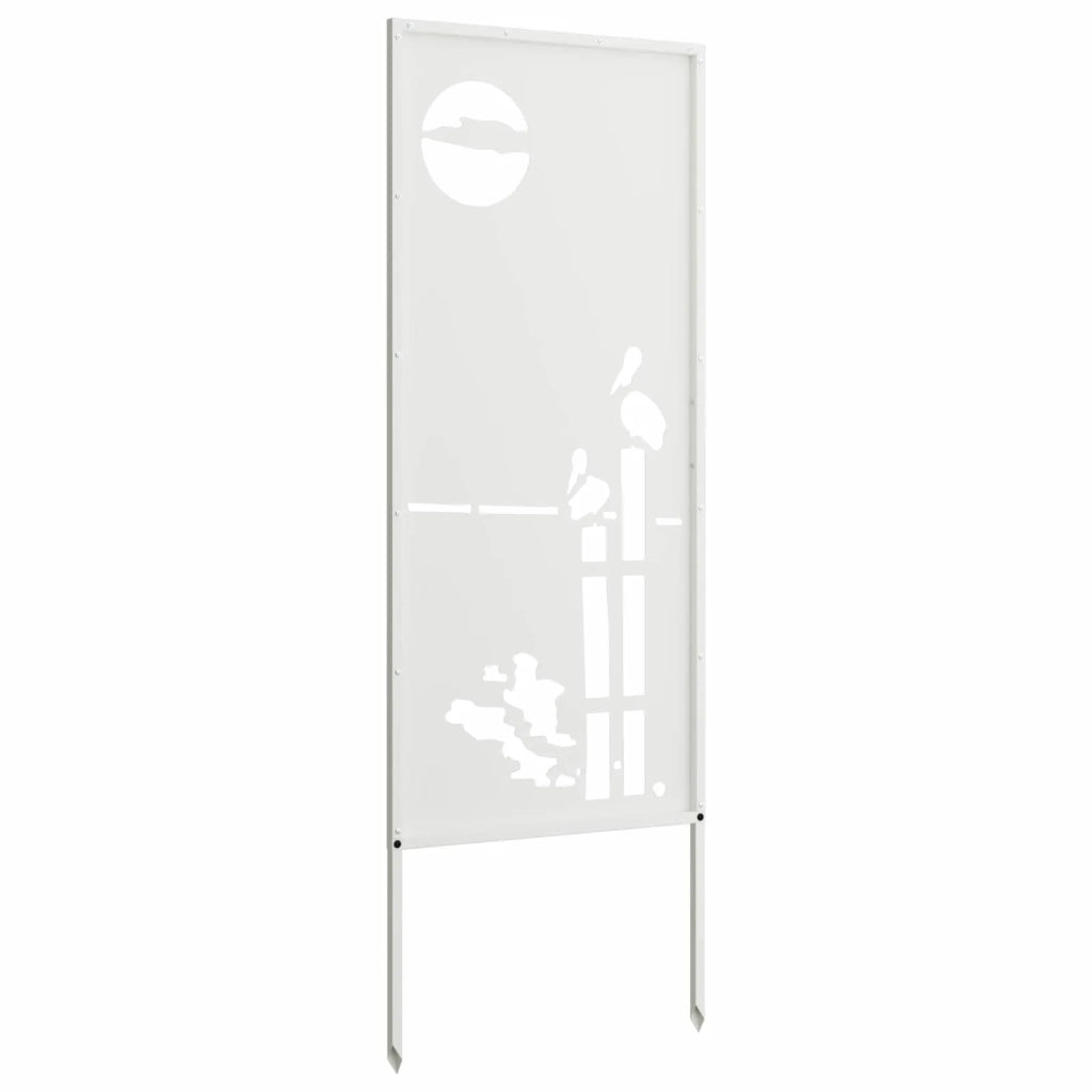 Schermo per privacy in giardino Traforo Bianco 50 x 140 cm CFW2281763