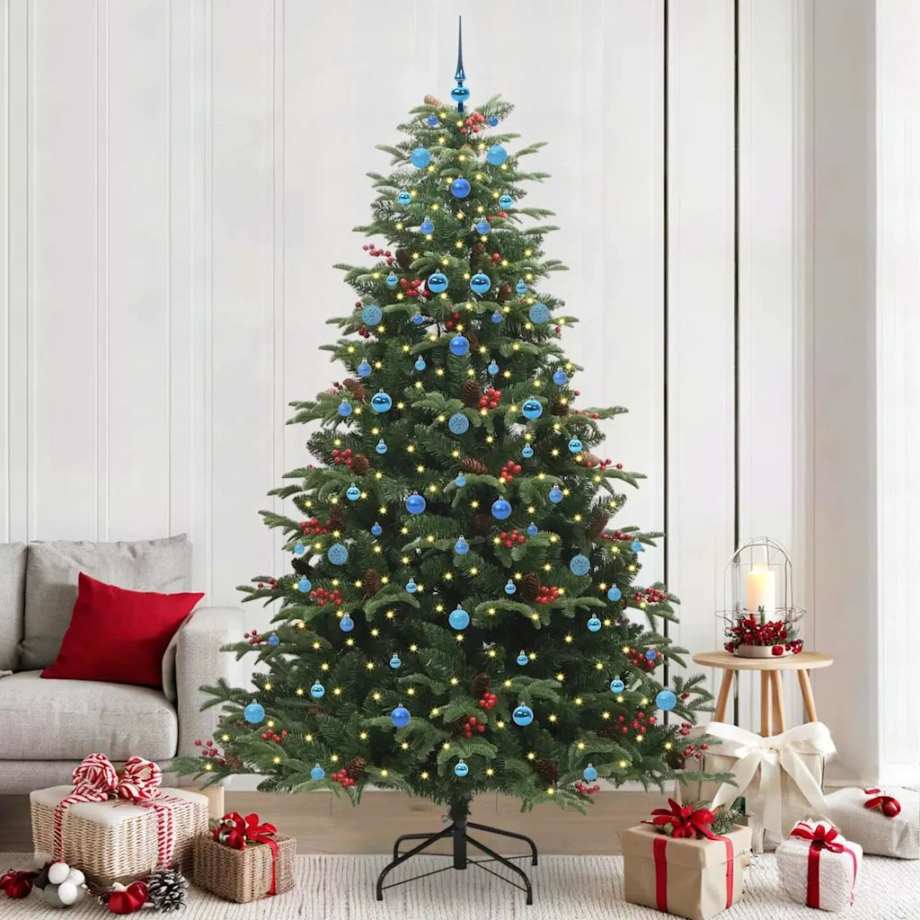 Albero di Natale | Decorazioni natalizie artificiale con 300 LED Verde 240 cm