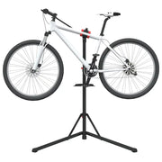 Supporto Riparazione Bici Regolabile 92-152 cm Rosso in Acciaio