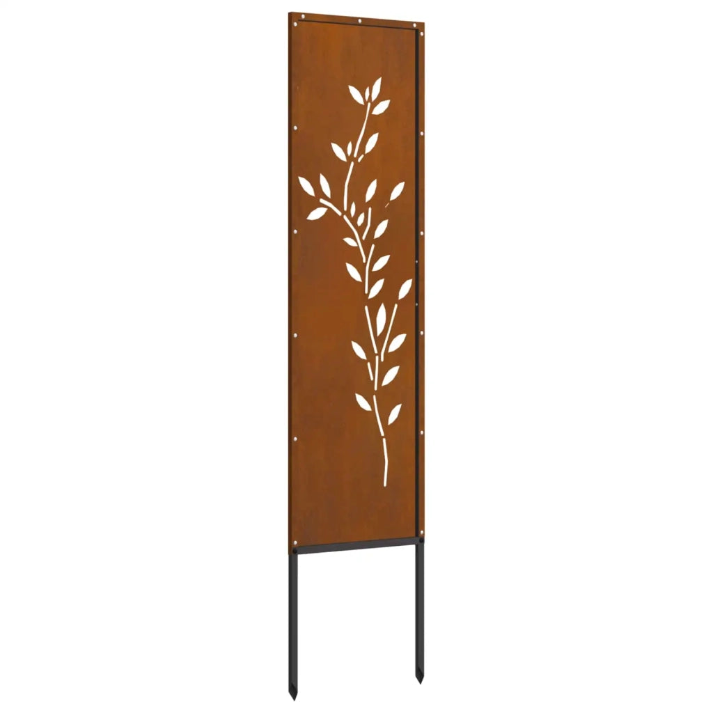 Schermo per privacy in giardino Floreale Ruggine 32 x 140 cm 876258