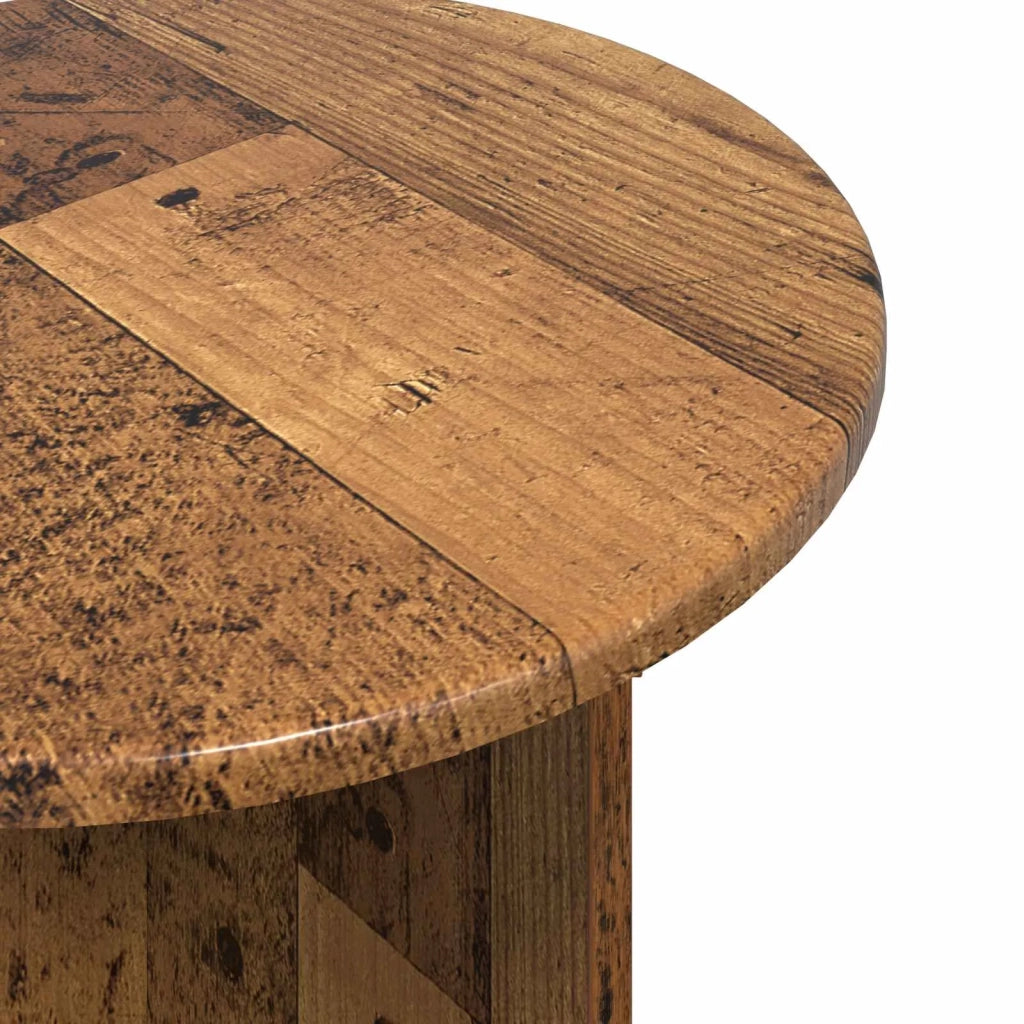 Set tavolini 2 pz Legno antico Ø 45 x 45 cm 8001017
