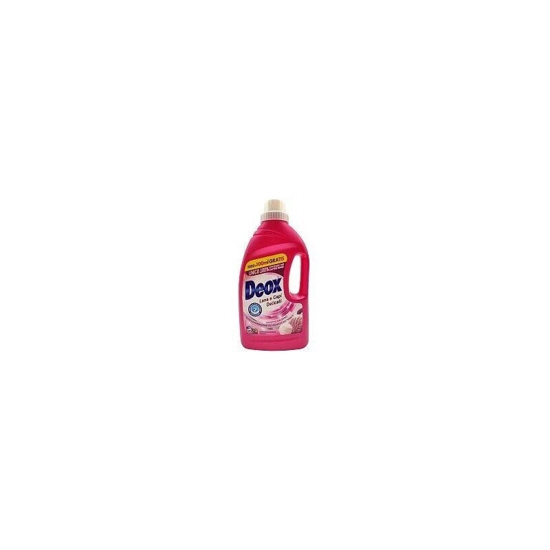 DEOX DETERSIVO LIQUIDO PER LAVATRICE CAPI FINI DELICATI 22 LAVAGGI 1,100 LT