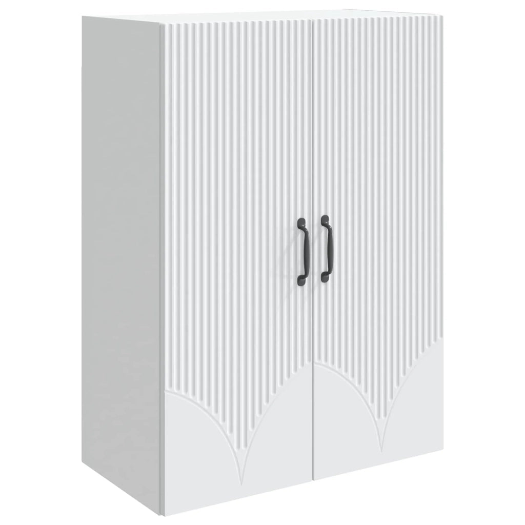 Mobiletto a muro Bianco 66 x 34,5 x 90 cm Legno ingegnerizzato 898905