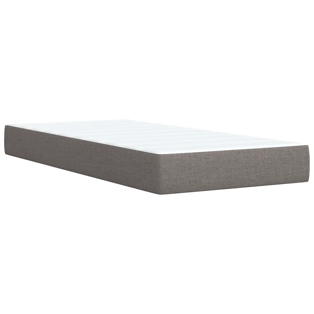 Giroletto a Molle con Materasso Tortora 90x190 cm in Tessuto 3285740