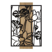 Pannello Da Muro Lotus Ferro E Wood cm 60x2x90