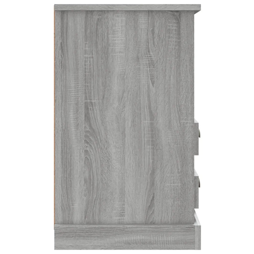 Comodini 2 pz-Set di 2 Tavolino da notte Grigio Sonoma 43x36x60 cm