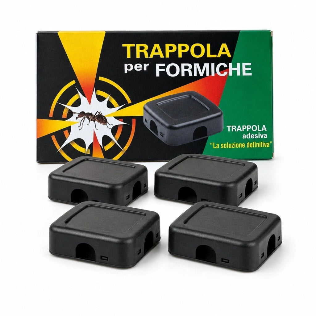 4 Trappole Adesive Formiche o Scarafaggi Da Interno Non Tossiche Per la Casa Trappola per formiche