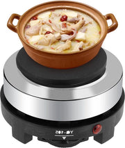 Kachel elettrica a singolo bobina bruciatore portatile piatto caldo 500W - Cucina casa esterno cucinare presa EU 220V 500W