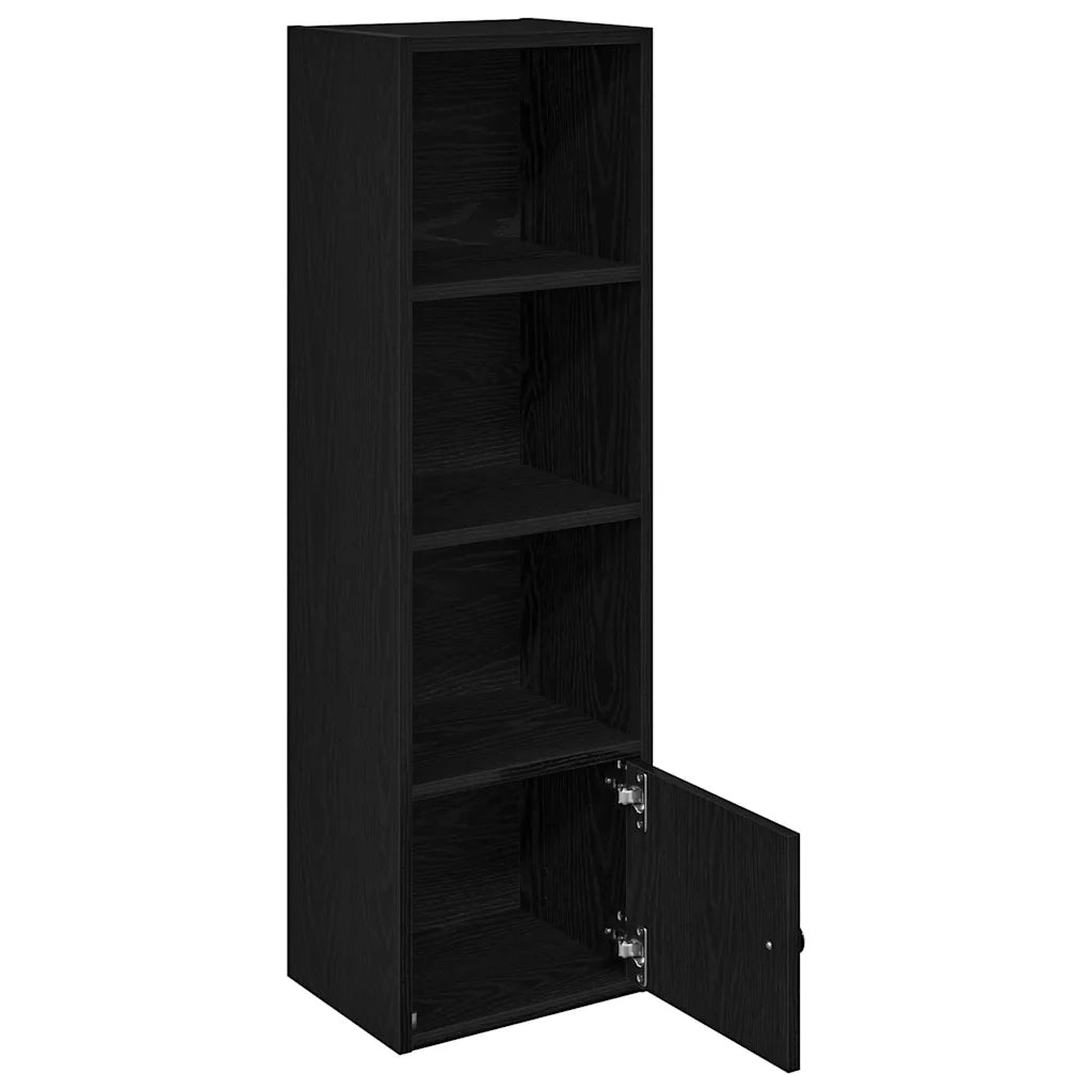 Libreria Rovere Nero 31x24x102 cm in Legno Multistrato 860338
