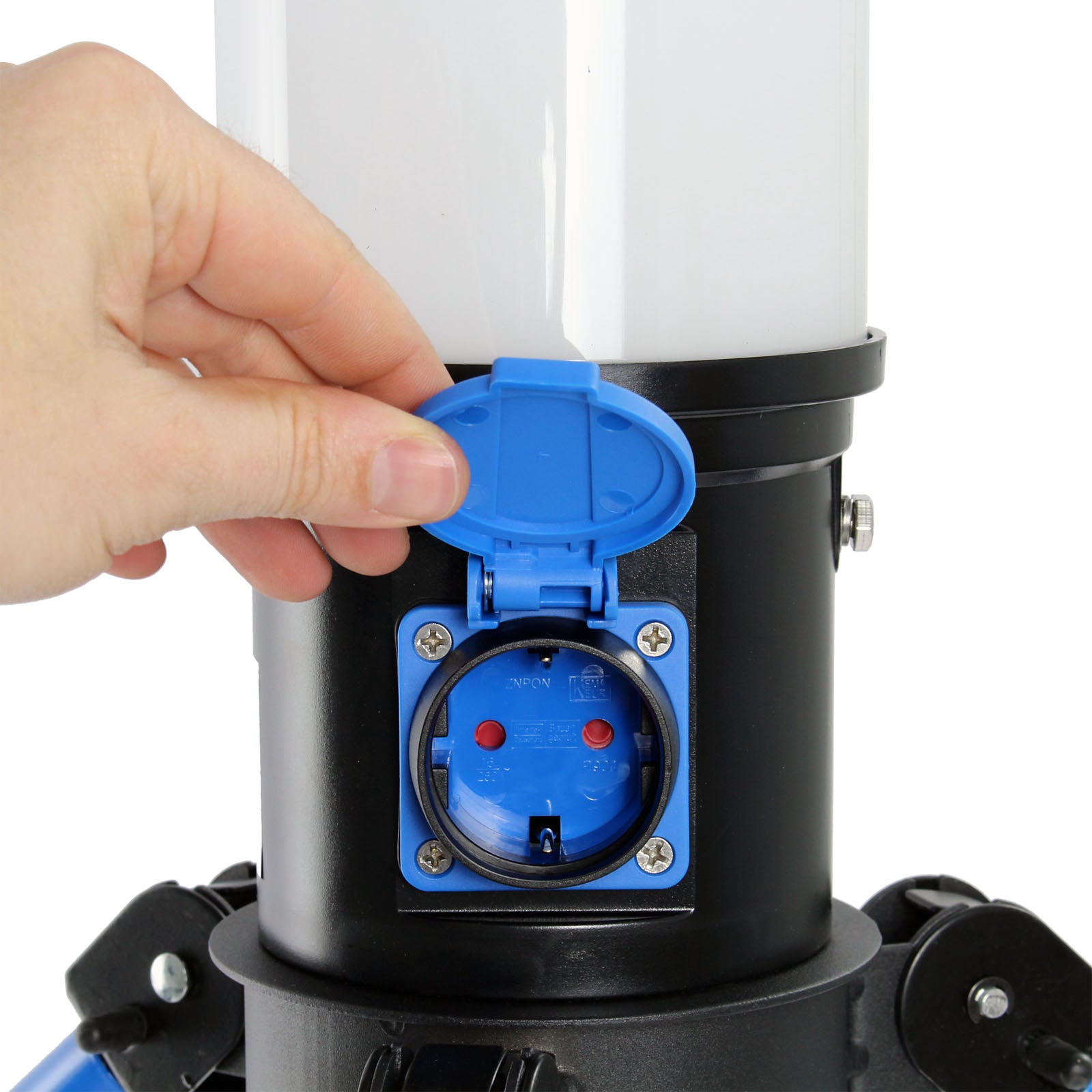 Lampada LED da lavoro con treppiede 200W Luce a 360° 20.000 lumen Faro da cantiere