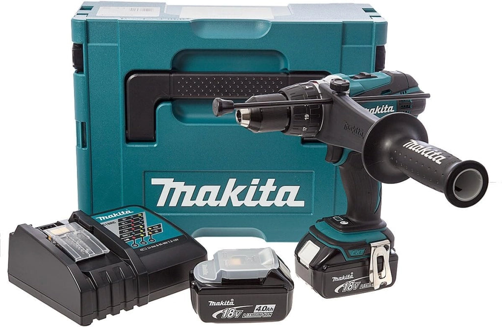 Makita DHP458RTJ - Taladro combinado 18V litio 5,0 Ah makpac