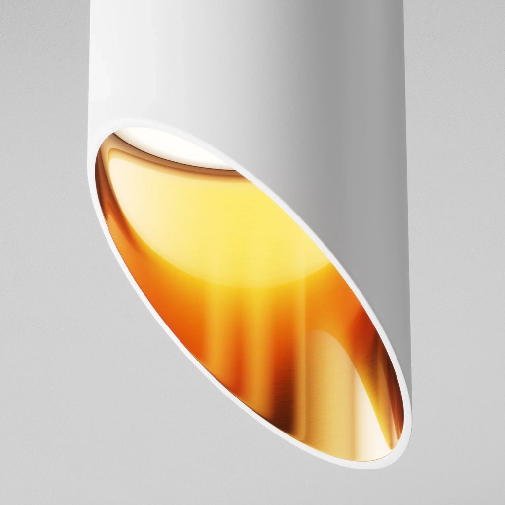 Maytoni Plafoniera Moderna Lipari 1 luce GU10 bianco metallo
