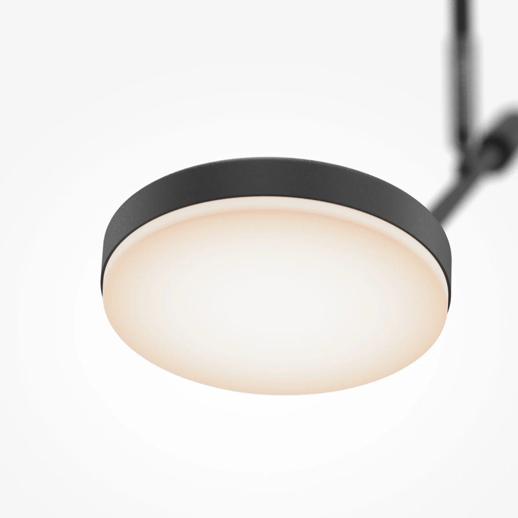Maytoni Lampada da soffitto moderna Fad 1 luce LED integrato nero metallo