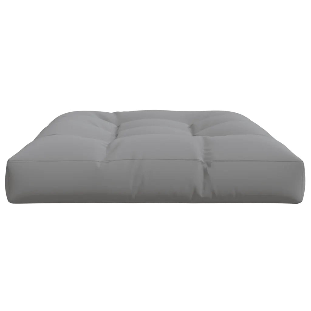 Cuscino per Pallet 120 x 80 x 12 cm Grigio in Tessuto 41511