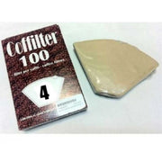 FILTRO CAFFE\' CAFFETTIERA AMERICANA N.4 SCAT.100pz - UNIVERSALE