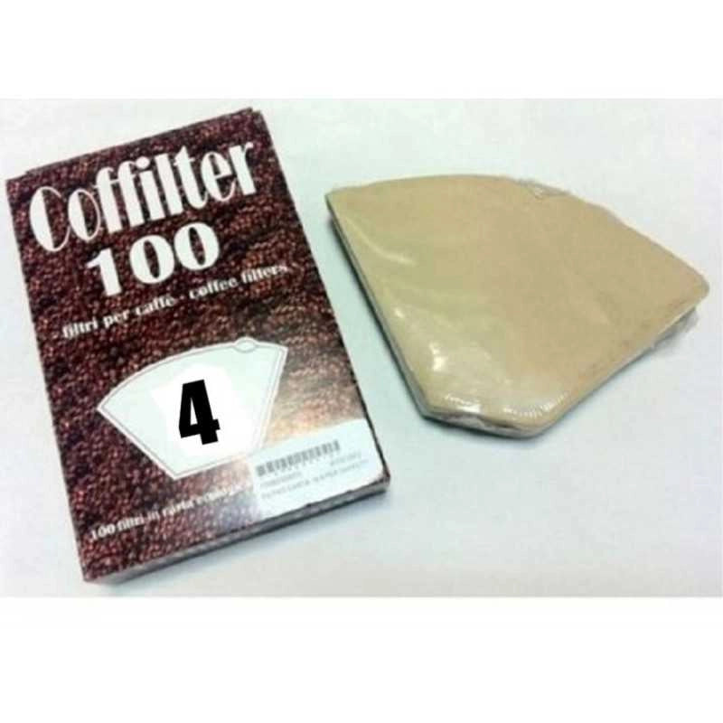 FILTRO CAFFE\' CAFFETTIERA AMERICANA N.4 SCAT.100pz - UNIVERSALE