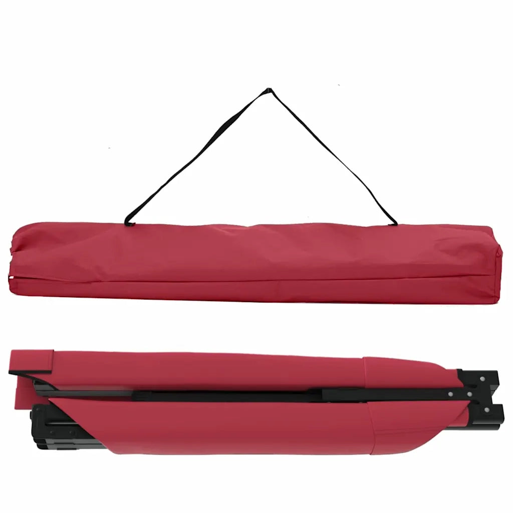 Letto da campeggio pieghevole 2 pz Rosso 210 x 80 x 46 cm CFW3216708