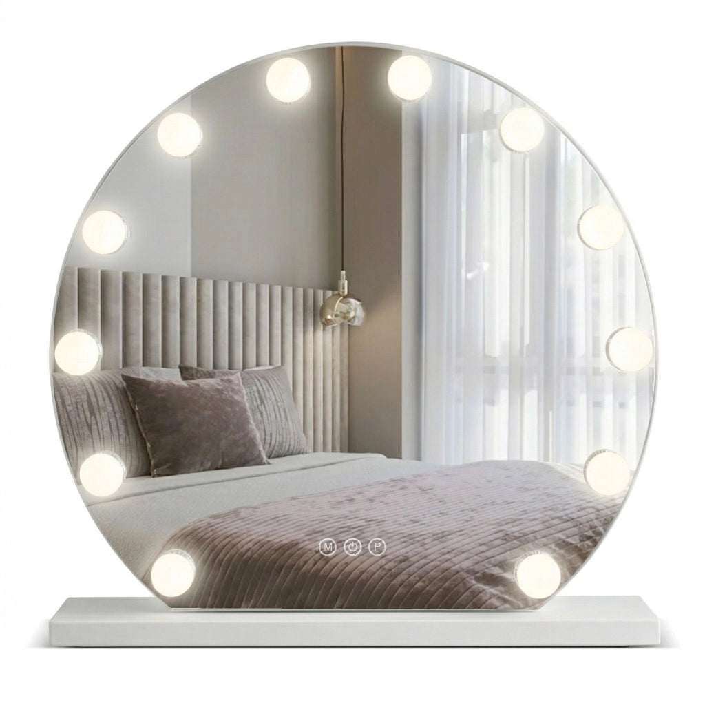 Specchio Led Hollywood White 50 Cm