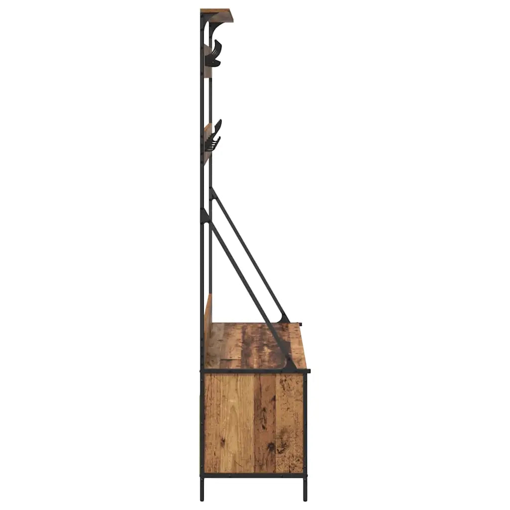 Stendibiancheria Legno vecchio 100 x 41 x 184 cm