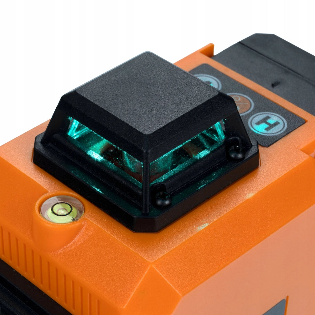 Livella Laser Rosfix Orange Tiger ROT16L-B – 16 Linee, Autolivellante, IP54, USB-C, 2 Batterie