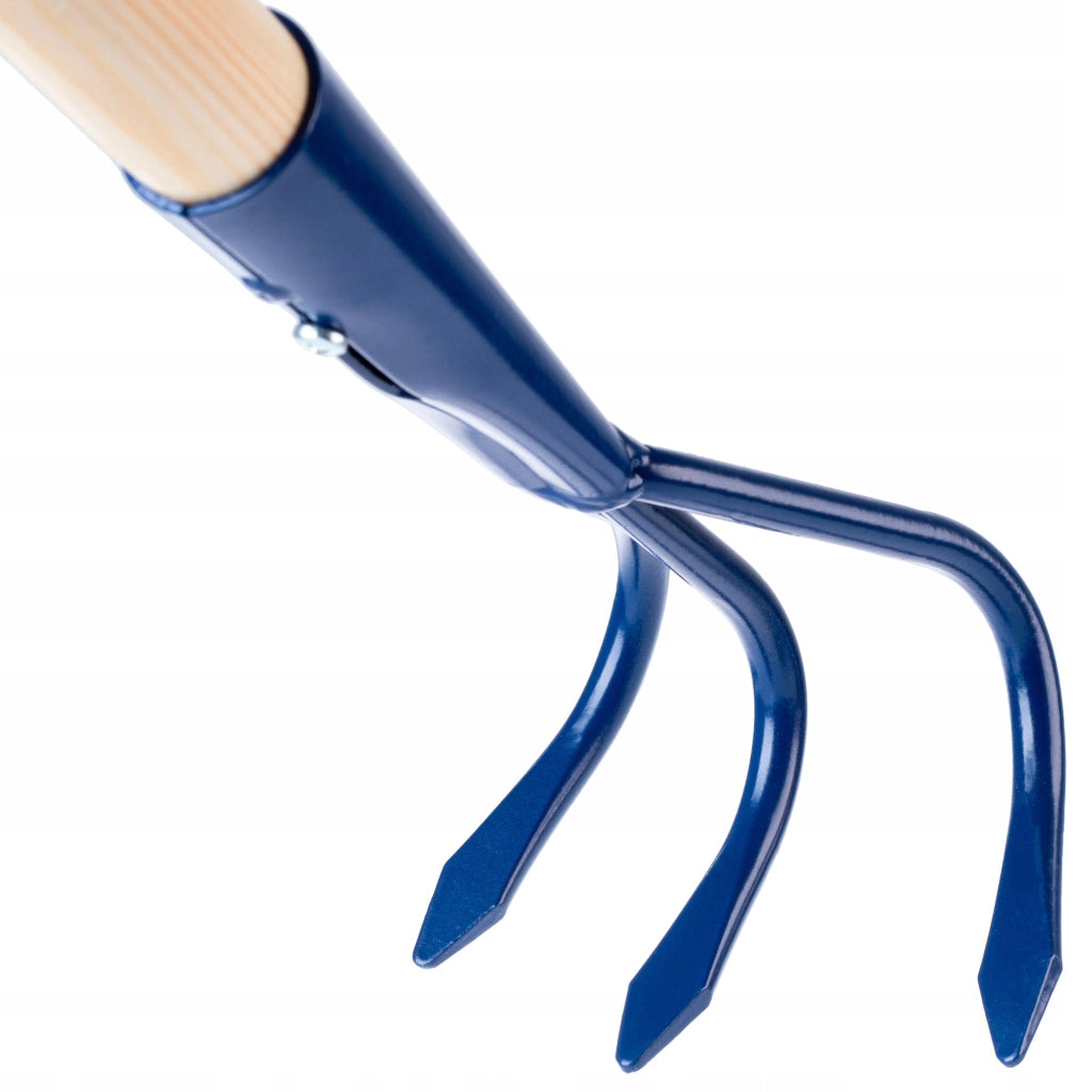 KADAX Coltivatore manuale per terreno, allentatore per giardino, 142 cm di terra, artigli robusti