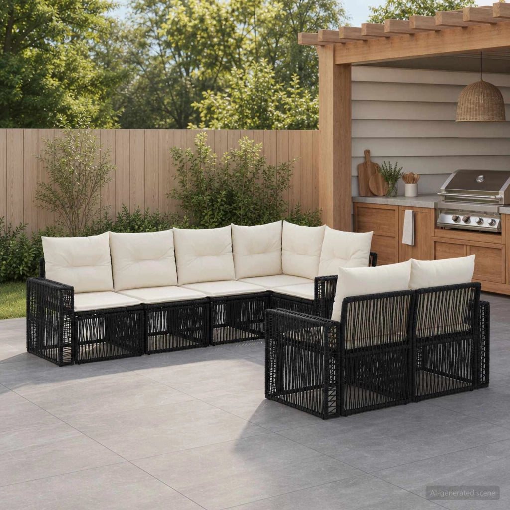 Set Divano da Giardino 7 pz 7-Numero di posti 3435181