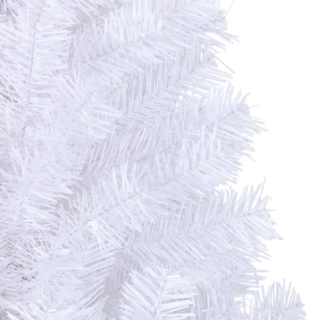 Albero di Natale Artificiale L 240 cm Bianco 244193
