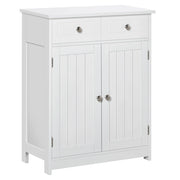 Mobile Bagno con Ante e Cassetti ¨C Zephmum ¨C Bianco Legno 60x30x75 cm