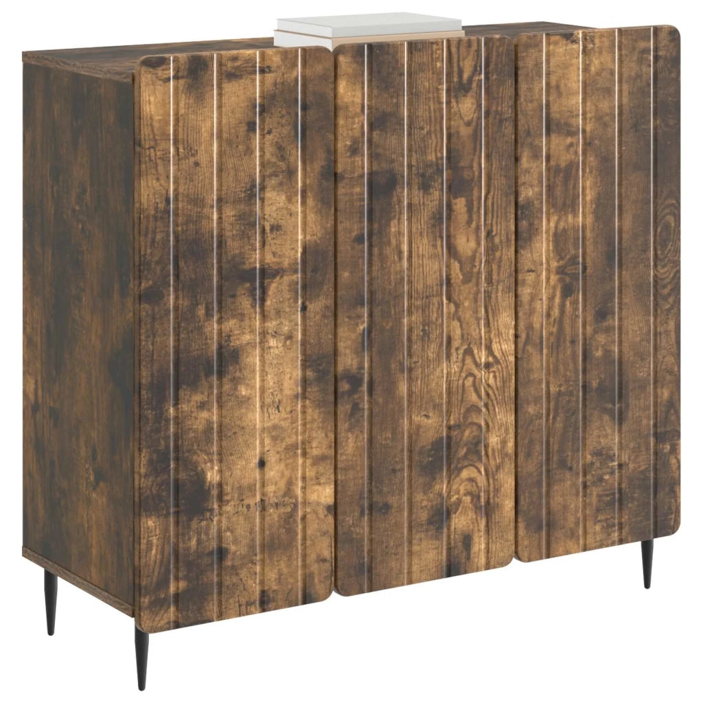 Credenza Rovere Fumo 89 x 34,5 x 82 cm Legno ingegnerizzato 894420