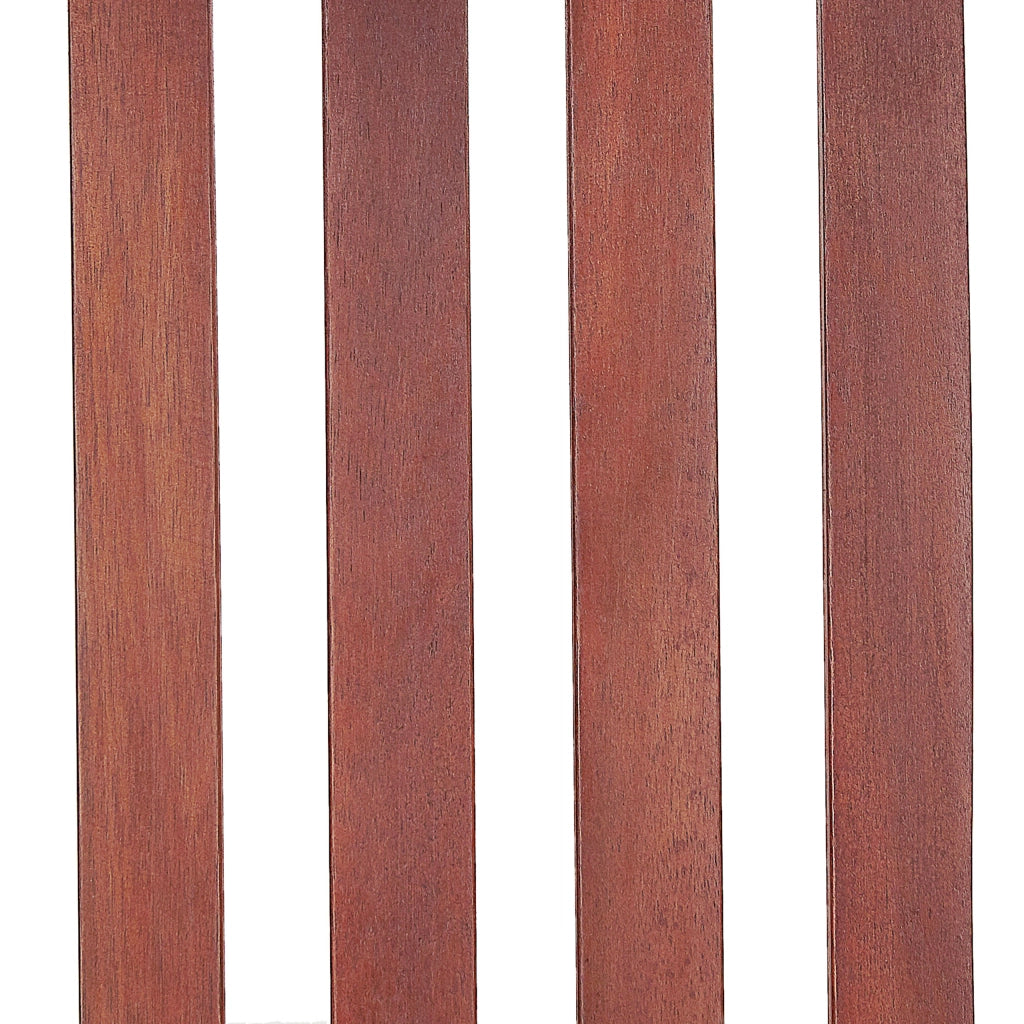 Set di 6 sedie da giardino Cuscino in legno scuro di acacia regolabile pieghevole per esterni in stile rustico country