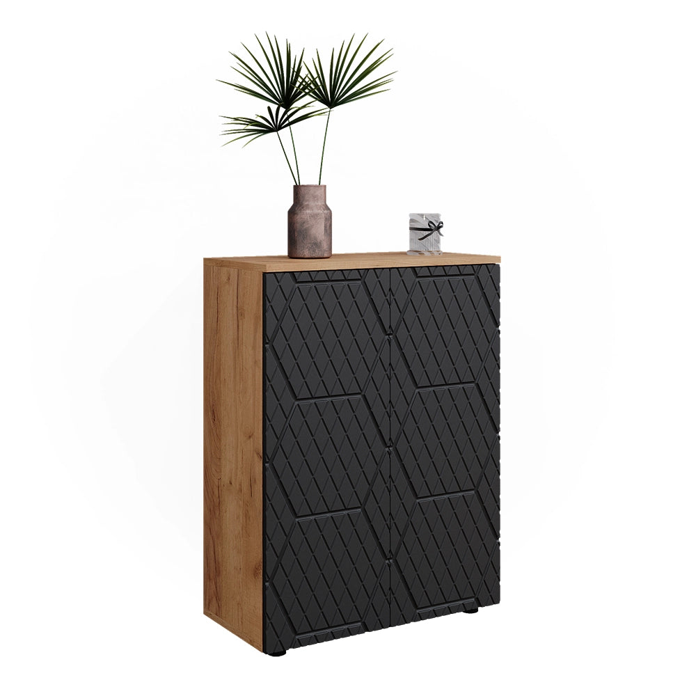 Vicco Mobile midi Antracite con struttura a nido d'ape 60 x 81 cm