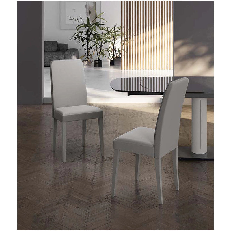 Sedia in similpelle Anita 59cm X 46cm H 99cm Stones