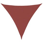 Parasole a Vela Oxford Triangolare 4,5x4,5x4,5 m Terracotta