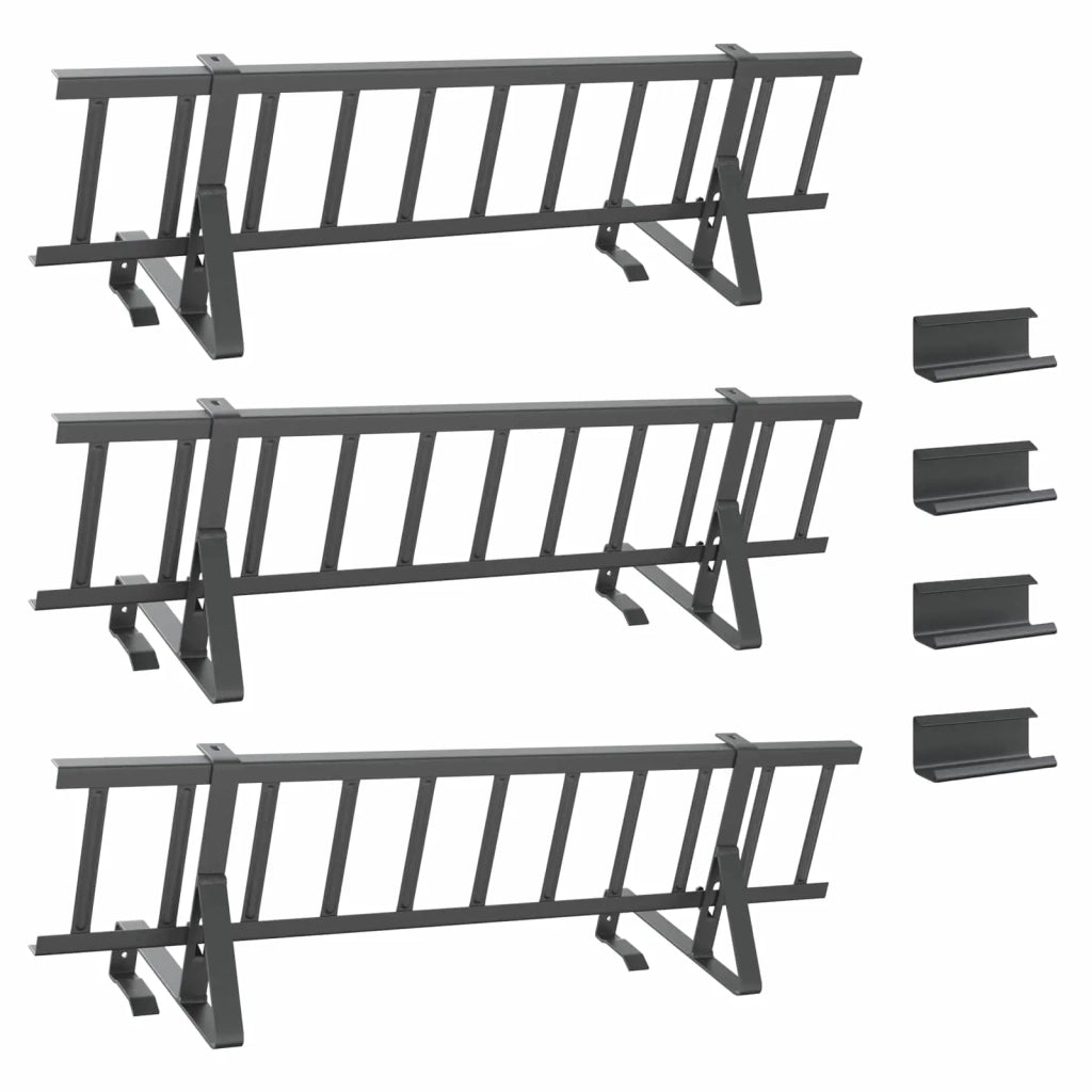 Guardia per neve sul tetto Antracite 300 x 29,5 x 34,5 cm 42028450