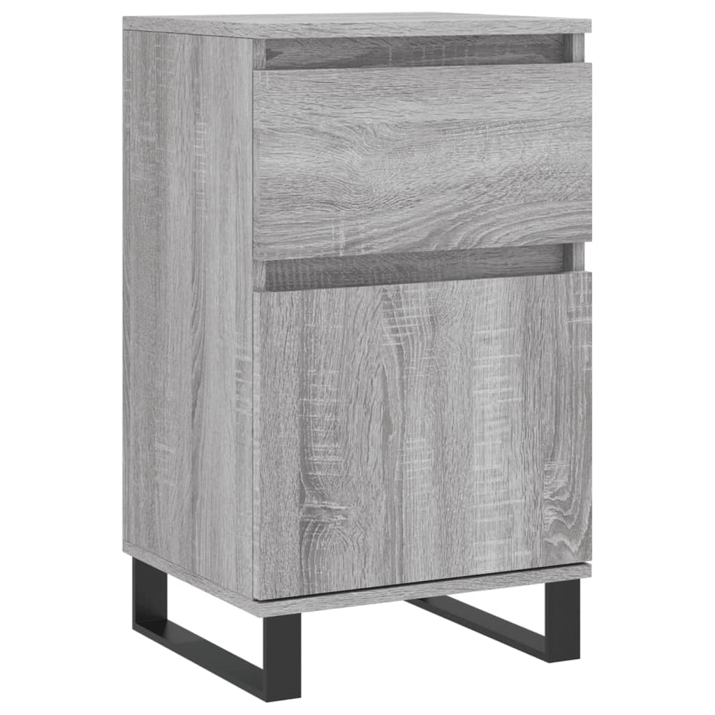 Buffet credenza cassettiera armadio mobile contenitore organizer cucina soggiorno Sonoma 40 x 35 x 70 cm legno ingegnerizzato grigio 02_0036357