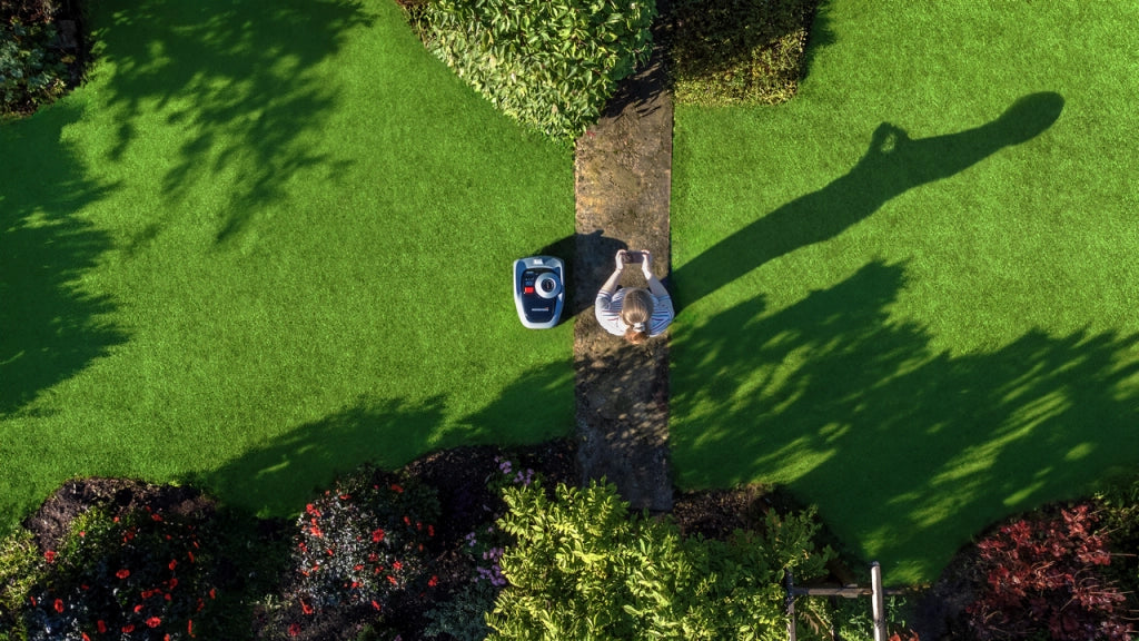 Navimow - Robot tagliaerba i105E. copertura 500mq. senza cavo perimetrale. mappatura assistita. Connettività aree di taglio personalizzabili