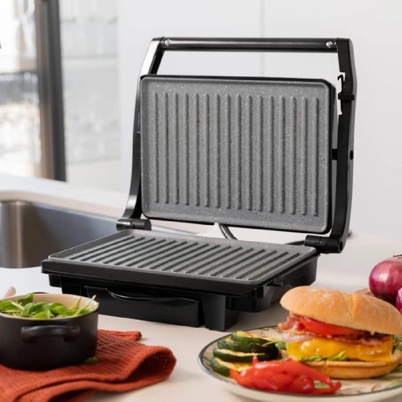 CECOTEC 03000 - Griglia elettrica Rock'nGrill Dark 1000