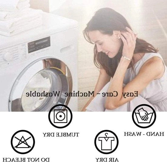 Hoes per testata - Protezione per testata - Estensibile e lavabile - Decorativo - Accessorio da camera da letto - Nero - 150 cm