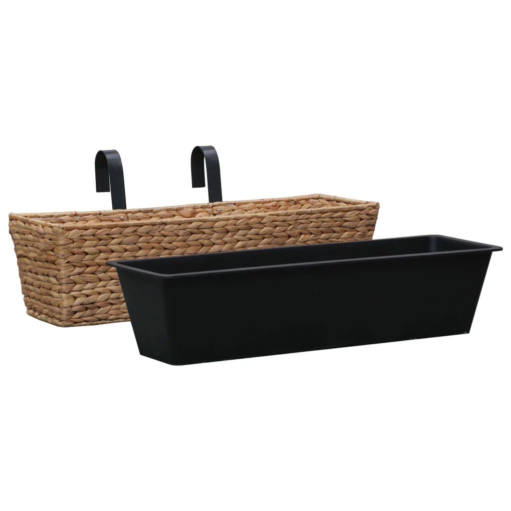 Set di 2 fioriere in giacinto d'acqua da 60 cm 02_0000880