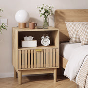 Comodino in Rovere con Cassetto ¨C MINIMAL ¨C 45x39x56,5 cm