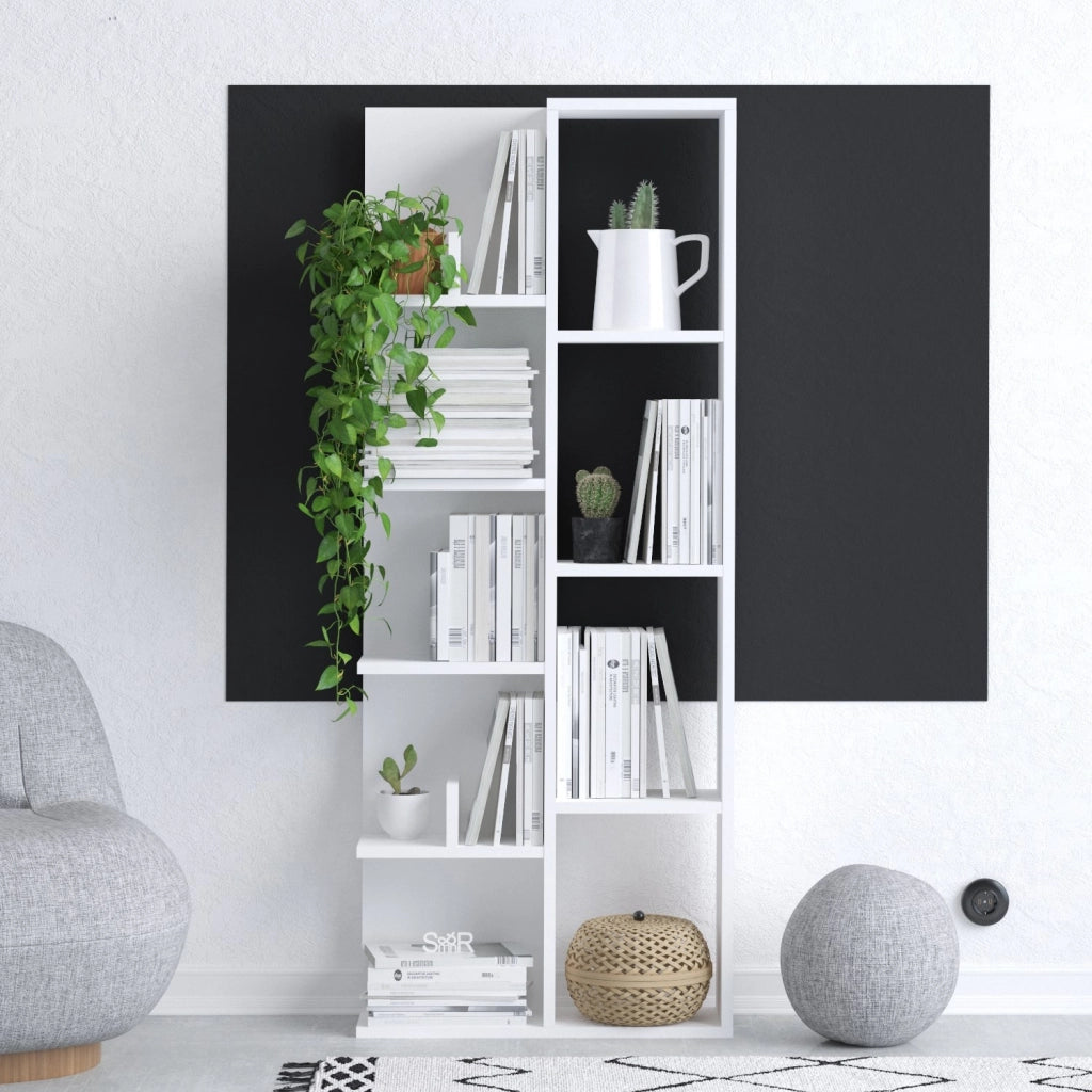 Libreria in legno "Viva" - 60 x 18 x 150 cm - Bianco