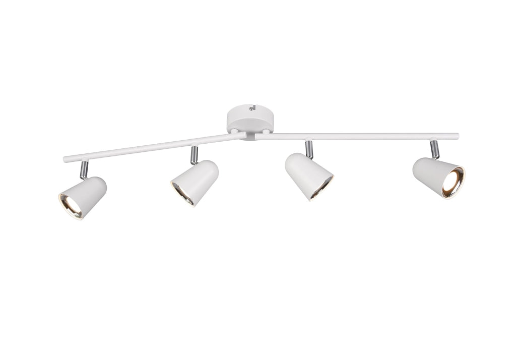Faretto da Interno a LED in Plastica Bianco Opaco