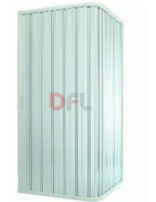 BOX DOCCIA AD UNA PORTA PVC BIANCO CM. 90x90 - H 185 ARREDO BAGNO
