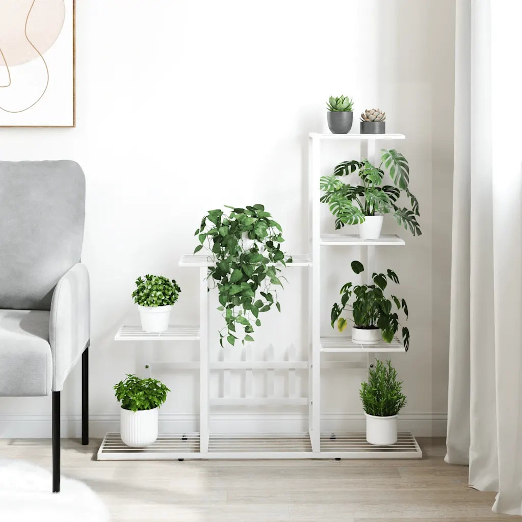 Portapiante 94,5x25x88 cm Bianco in Metallocod mxl 73340