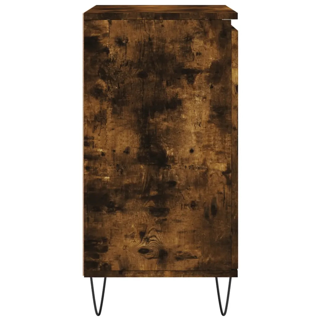Credenza Rovere Fumo 60x35x70 cm in Legno Multistrato 827161